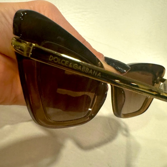 ☀️ Dolce & Gabbana ☀️ DG Cat-Eye Sunglasses NEW Havana - Picture 7 of 10